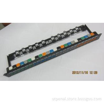 Colorful CAT5e / CAT6 Rj45 Rack Mount Patch Panel 24 Port 1